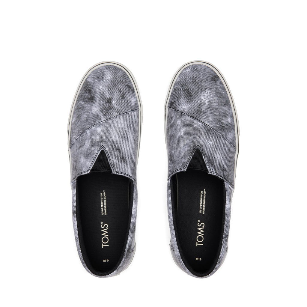 Toms Sneakers Alpargata Fenix Slip-On Men - Black REPREVE® Washed Canvas