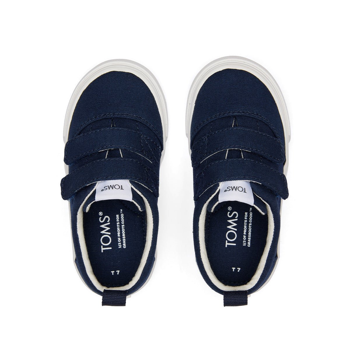 TOMS Fenix Double Strap Tiny - Navy Canvas Sneaker