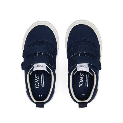 TOMS Fenix Double Strap Tiny - Navy Canvas Sneaker
