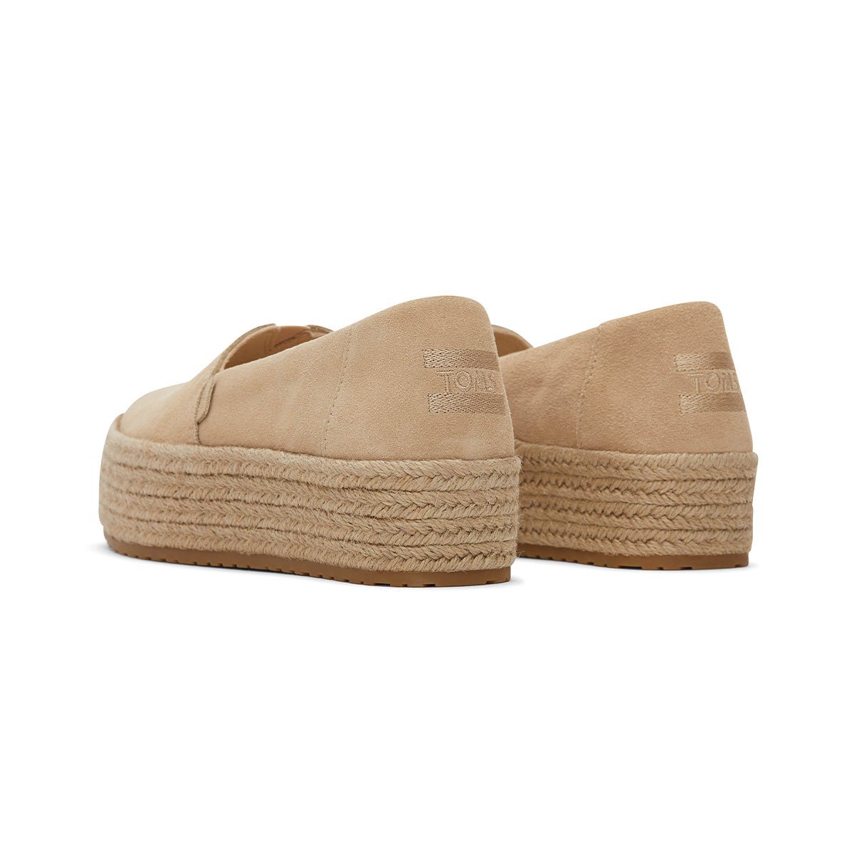 TOMS Espadrille Valencia Women - Oatmeal Yellow Suede Canvas