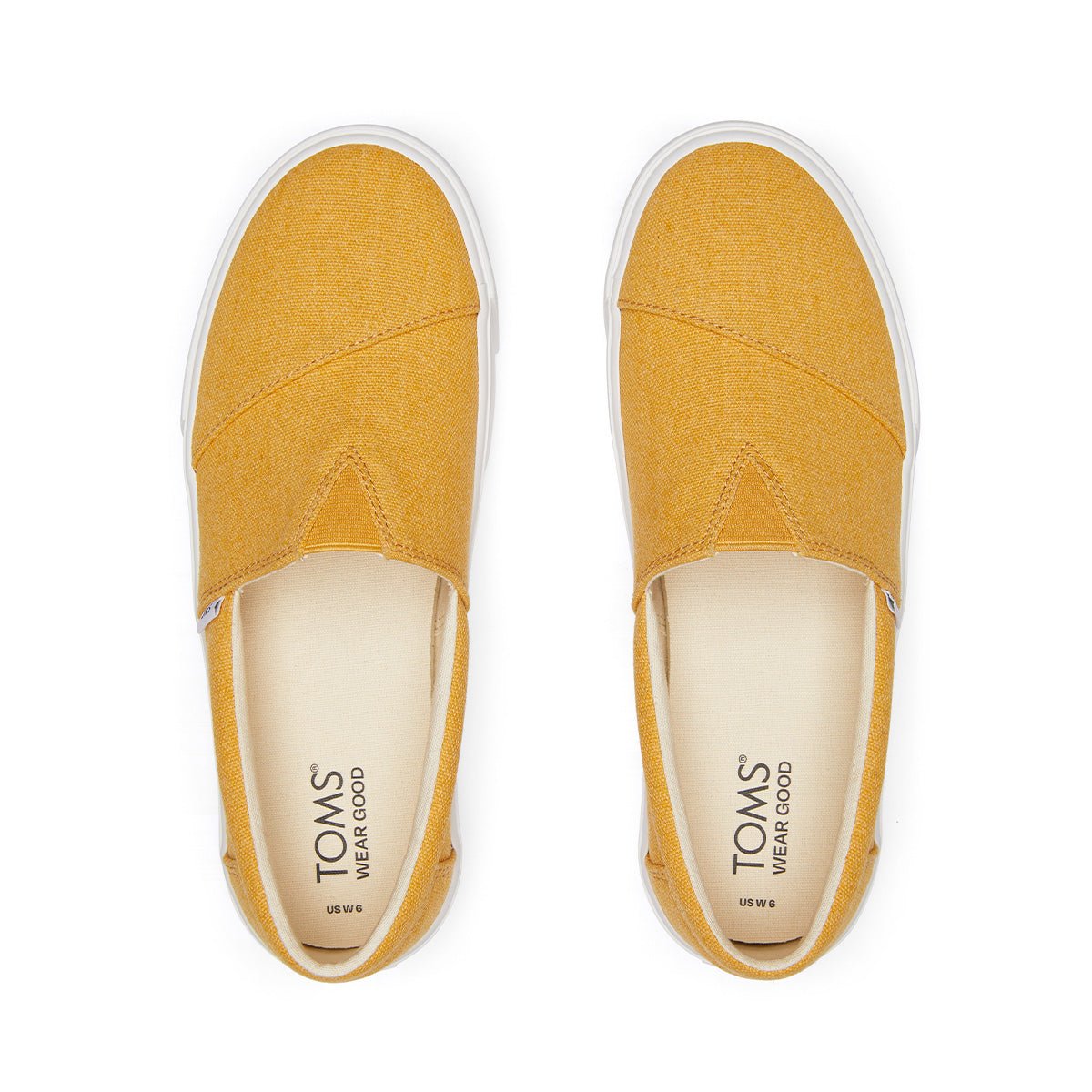 TOMS Alpargata Fenix Platform Slip-On Women - Mango Washed Canvas Sneaker