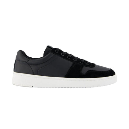 Toms Trvl Lite Court Sneakers Men - Black Leather Suede