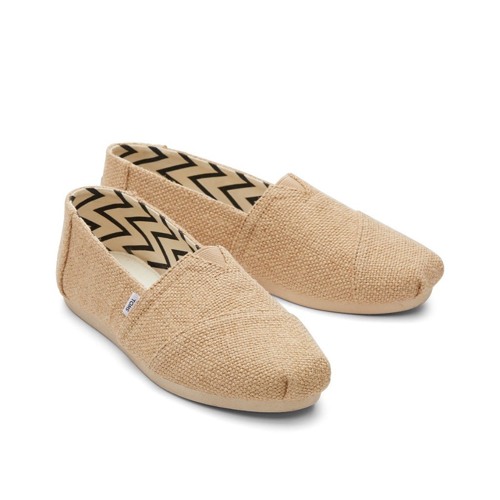 Toms Alpargata Espadrille Women - Natural Brown Undyed Heritage Canvas