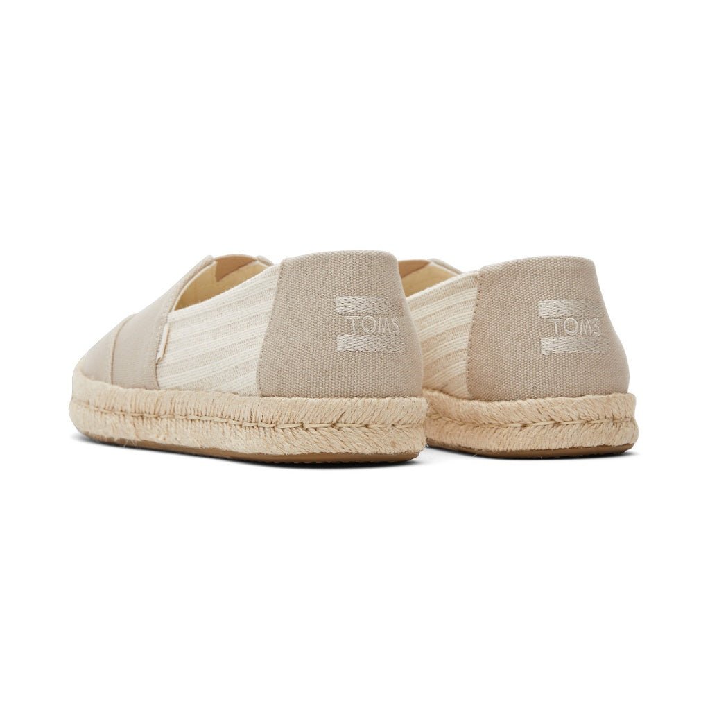 Toms Alpargata Rope 2.0 Women - Oxford Tan Recycled Cotton University Stripes