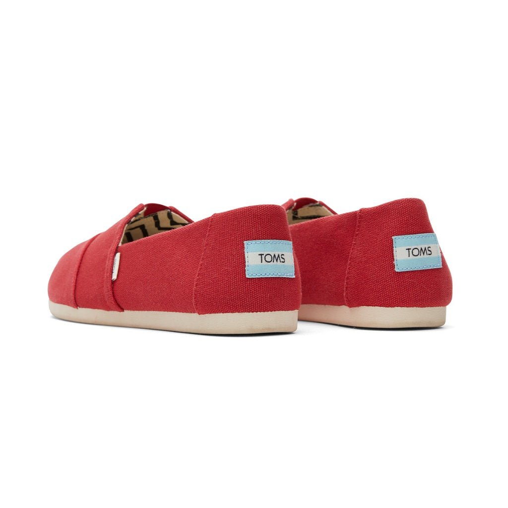 Toms Espadrille Alpargata Women - Red Heritage Canvas