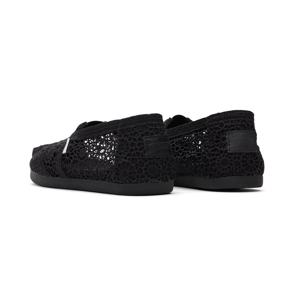 Toms Alpargata Women - Black Moroccan Crochet