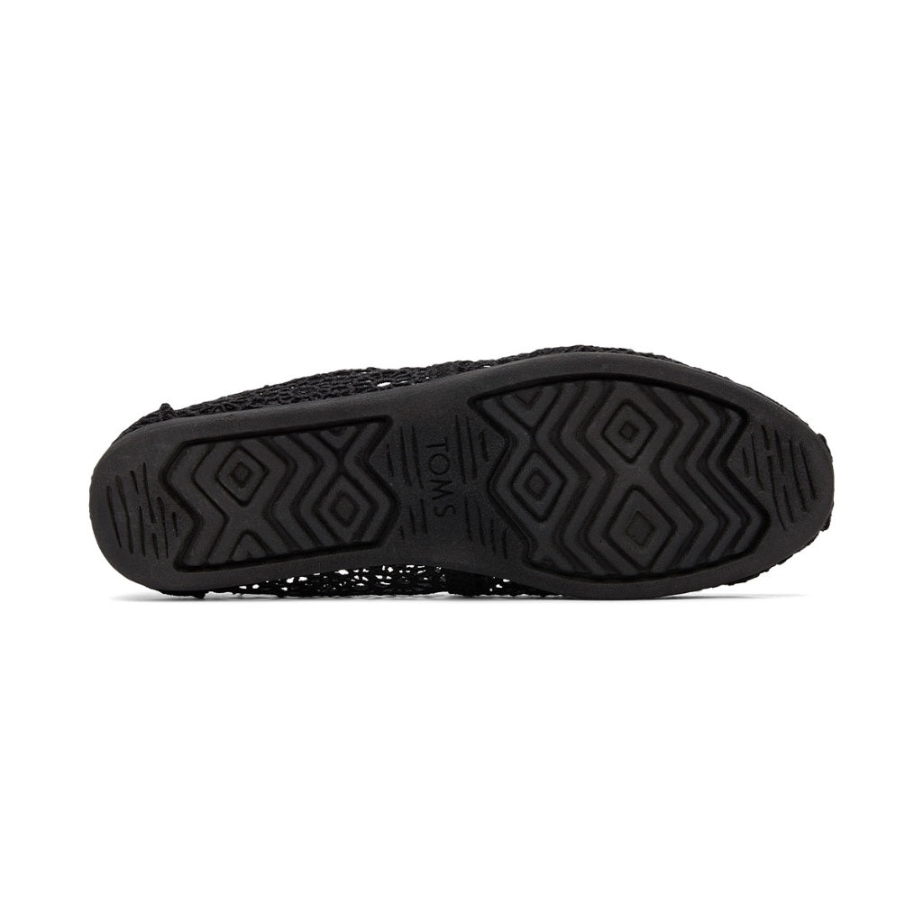 Toms Alpargata Women - Black Moroccan Crochet