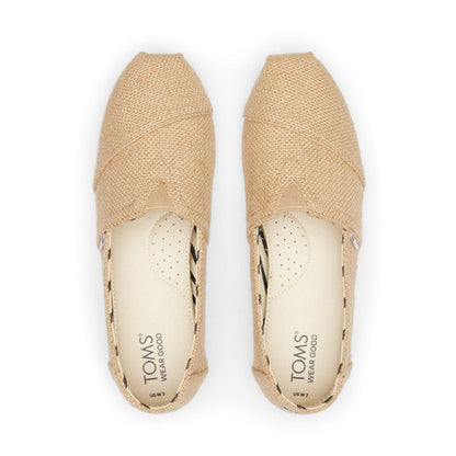 Toms Alpargata Espadrille Women - Natural Brown Undyed Heritage Canvas