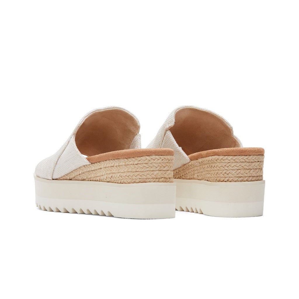 Toms Diana Mule Women - Natural White Yarn Dye Canvas