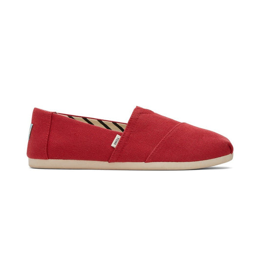 Toms Espadrille Alpargata Women - Red Heritage Canvas