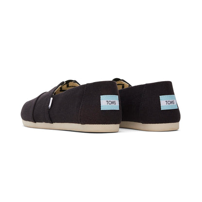 TOMS Alpargata Women - Black Recycled Cotton Canvas