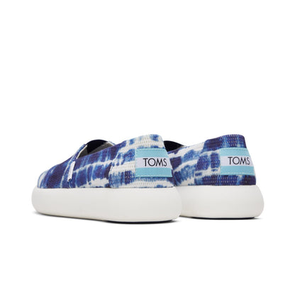 TOMS Slip-on Sneakers Alpargata Mallow Women -  Navy Batik Tie Dye Crochet