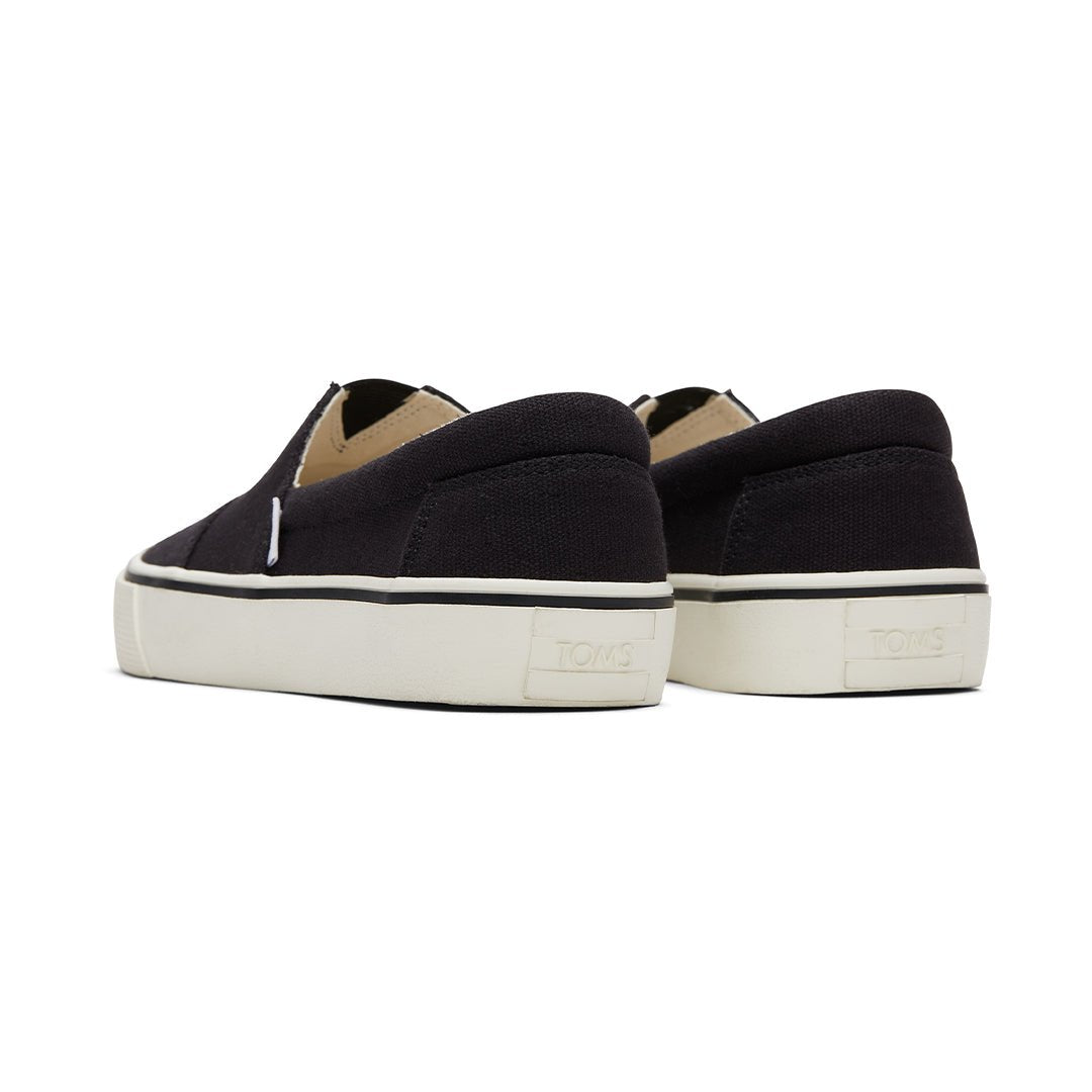 TOMS Sneakers Alpargata Fenix Slip on Women - Black Washed Canvas