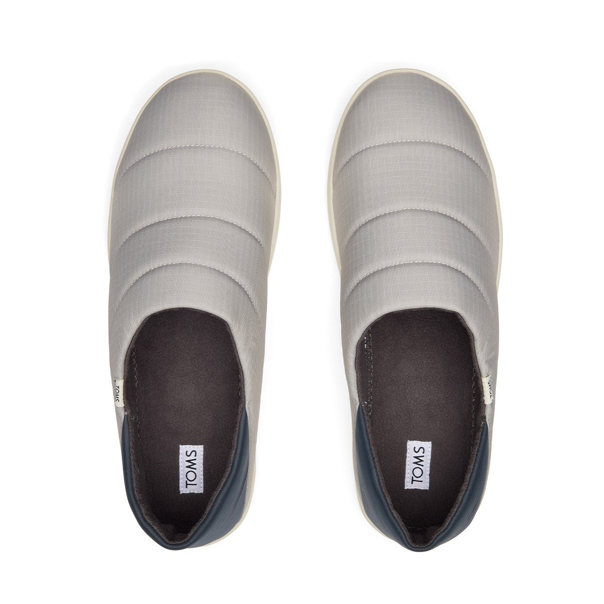 TOMS Slip-on Ezra Men - Drizzle Grey Quilted Ripstop