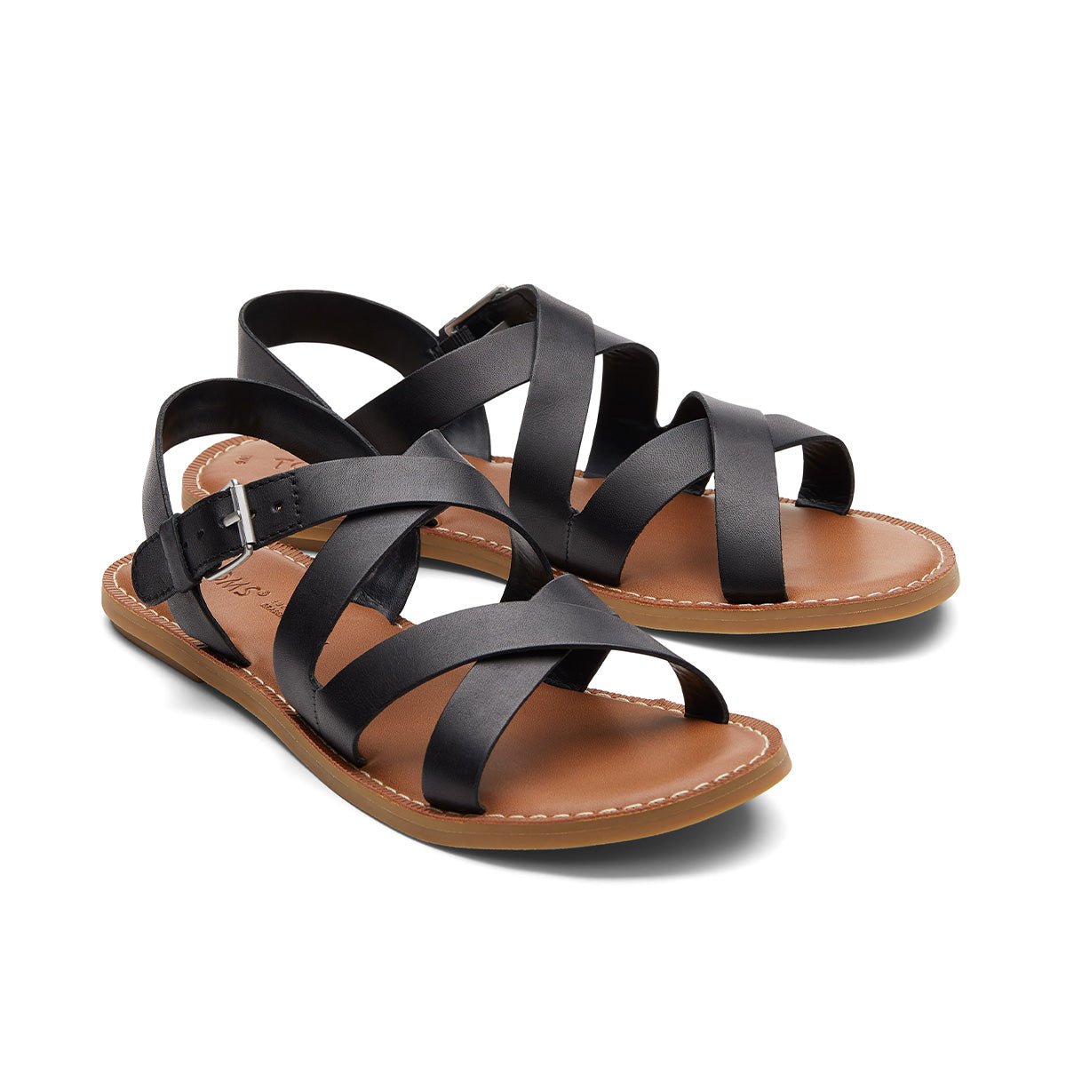 Black canvas and denim women's sale sicily sandals