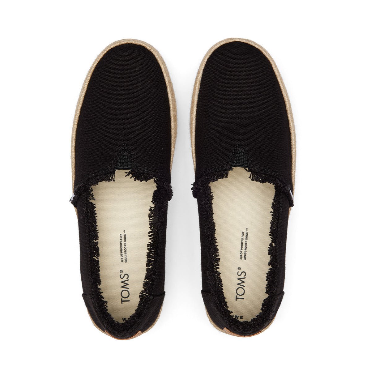 TOMS Espadrille Valencia Women - Black Canvas