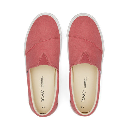 TOMS Sneakers Alpargata Fenix Platform Slip-On Women - Fade Rose Washed Canvas