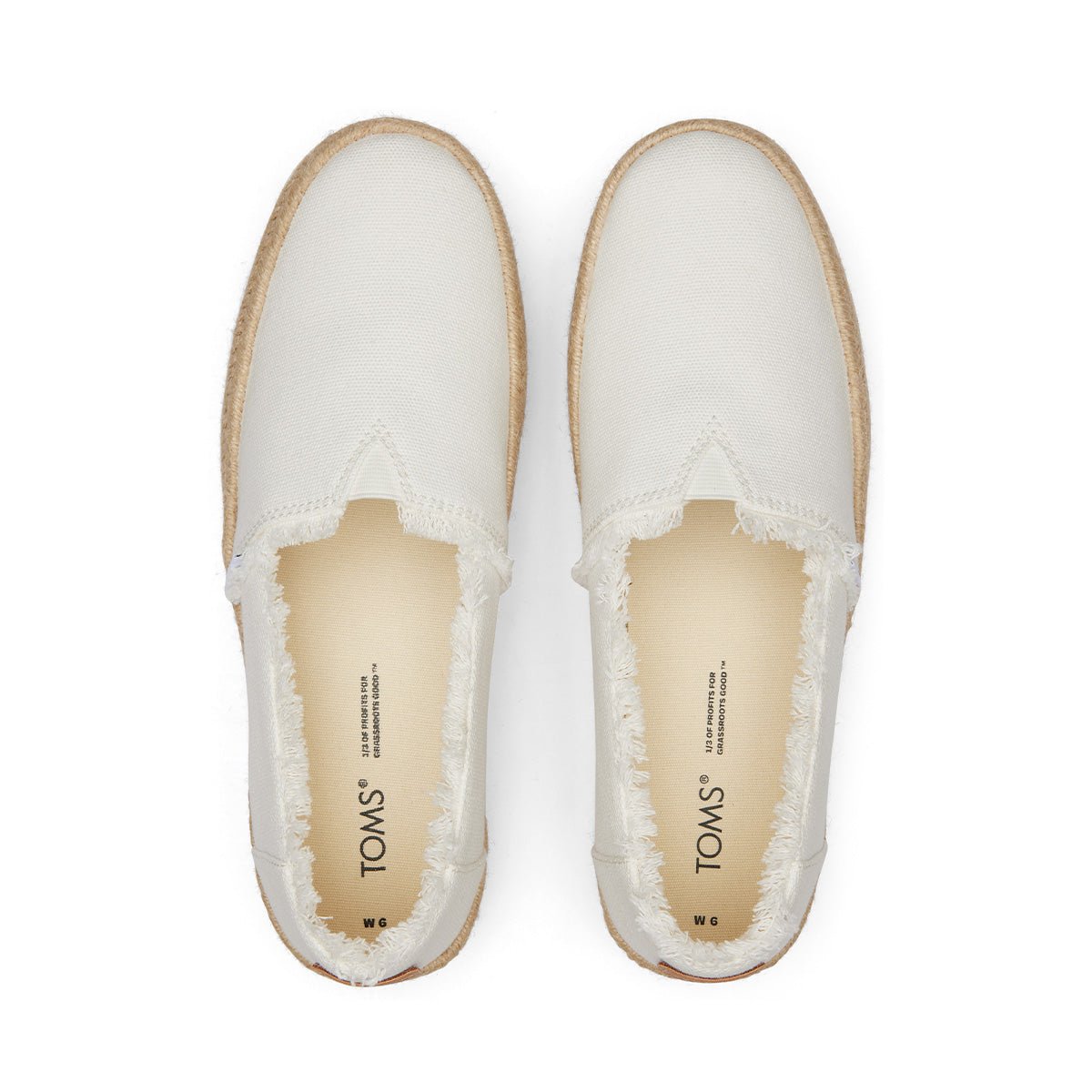 TOMS Espadrille Valencia Women - White Canvas