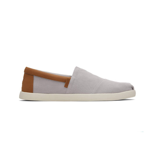 TOMS Espadrille Alpargata Forward Men - Drizzle Grey Twill Nubuck