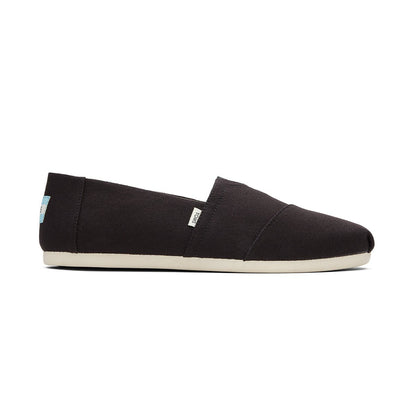 TOMS Espadrille Alpargata Men - Black Recycled Cotton Canvas