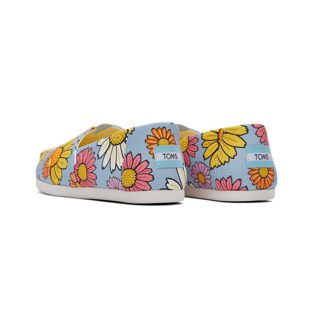 TOMS Espadrille Alpargata Women -  Pastel Blue Daisies