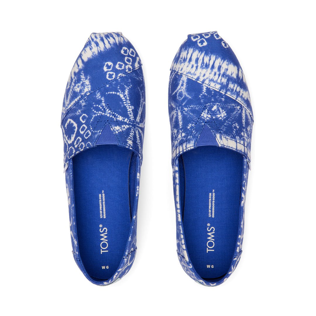 TOMS Espadrille Alpargata Women - Ultramarine Patchwork Batik Print