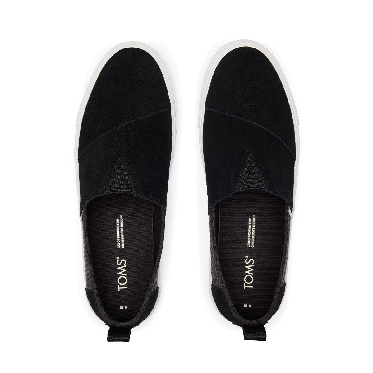 TOMS Sneaker Alpargata Terrain Men - Water Resistant Black Suede/Canvas