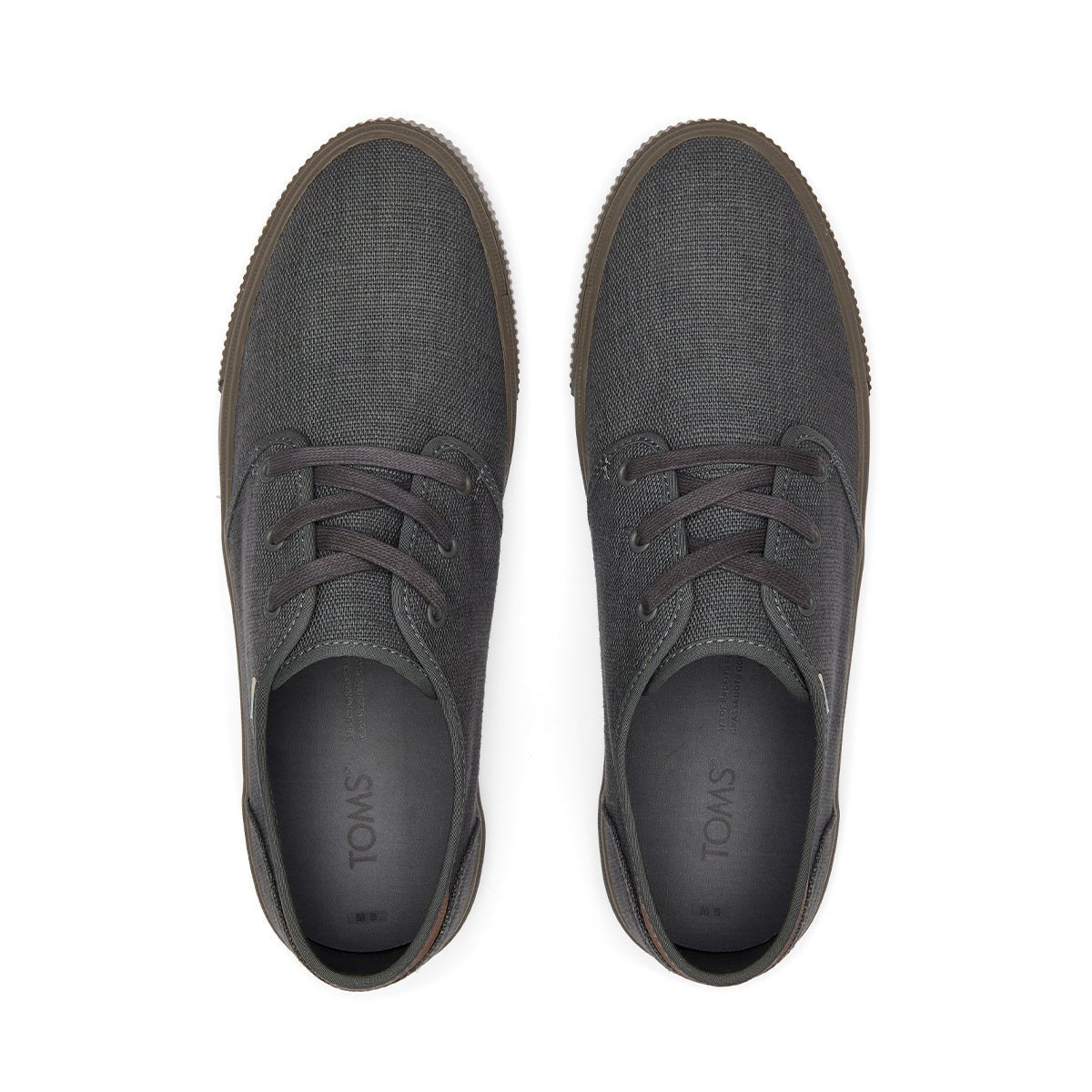 TOMS Sneakers Carlo Lace - up Mens - Graphite Heritage Canvas
