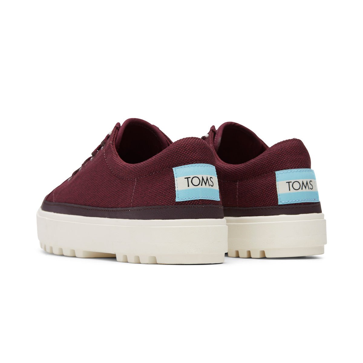 Toms sales burgundy shoes