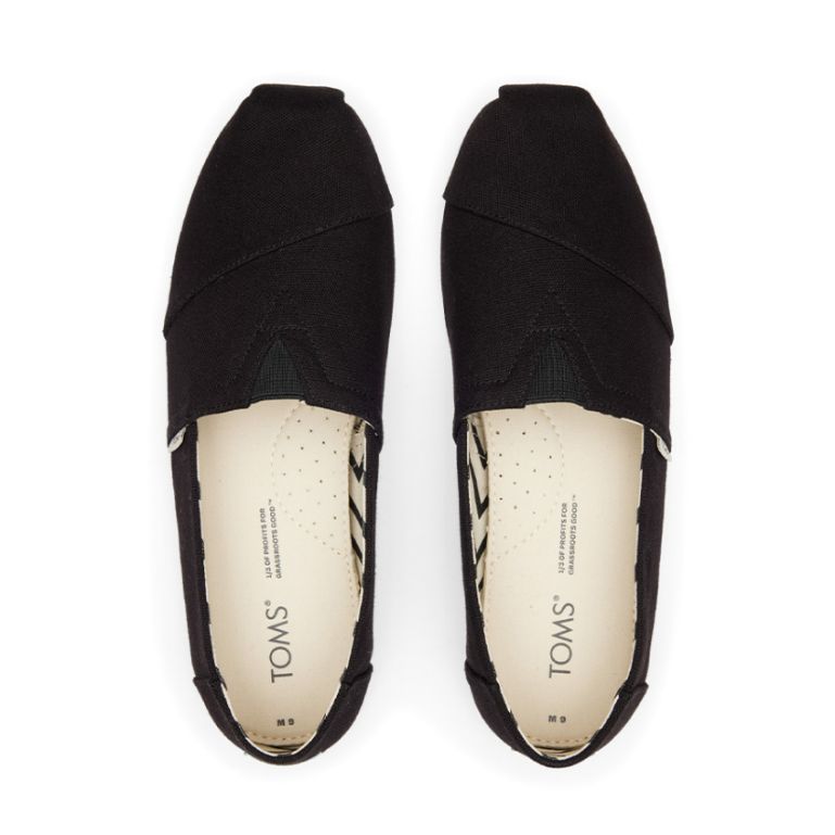 TOMS Espadrille Alpargata Men Black Black Recycled