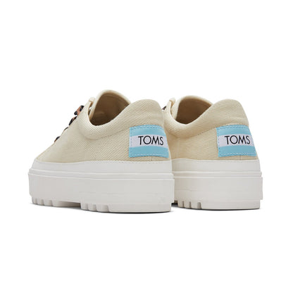 TOMS Sneakers Lace up Lug Women - Birch Heavy Twill