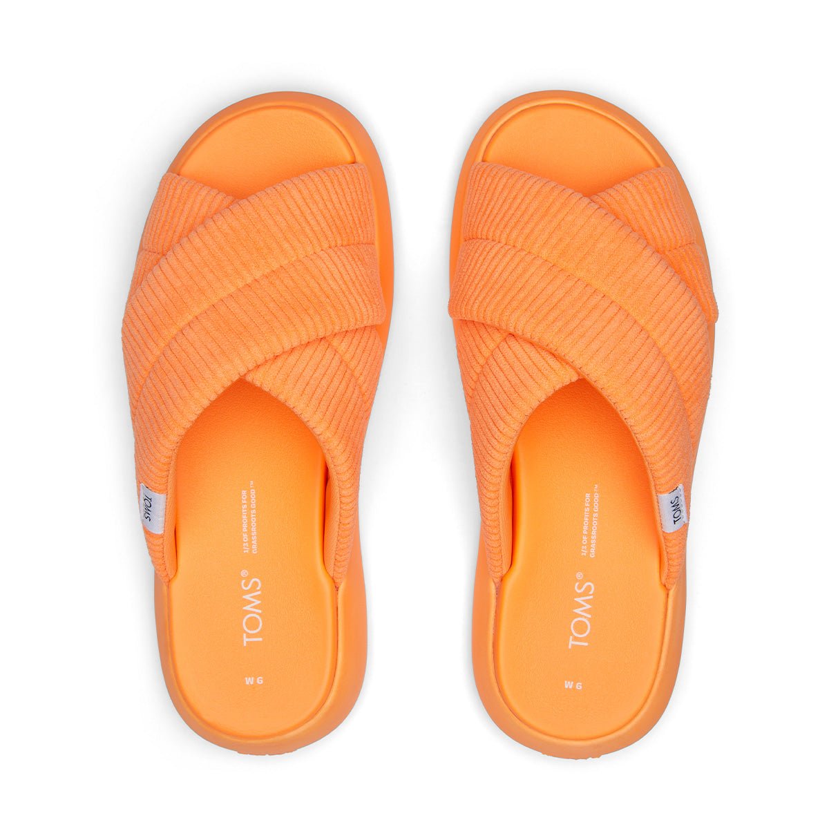 Neon orange flip online flops